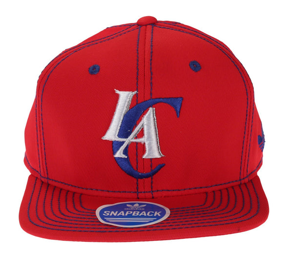 Adidas NBA Basketball Men's Los Angeles Clippers Snapback Cap Hat, Red