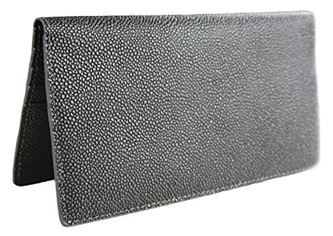 JD Fisk Men's Large Wallet, Dark Grey