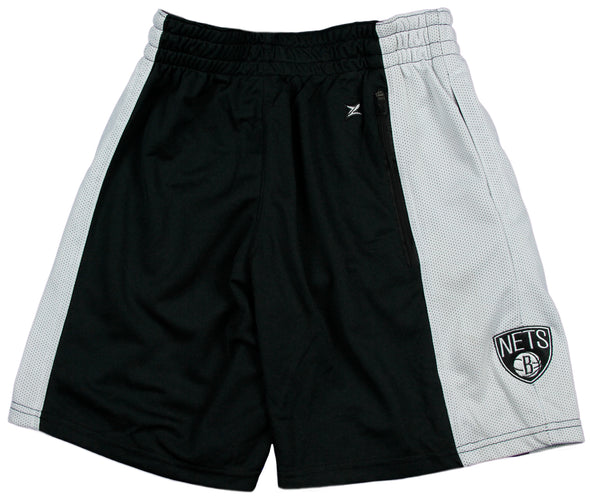 Zipway NBA Basketball Youth Brooklyn Nets KARL Shorts, Black & White