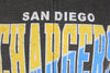 San Diego Chargers NFL Football Mens Split Formation Fleece Hoodie, Gray