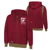 Outerstuff NFL Men's San Francisco 49ers Drop Back Performance Fleece Hoodie