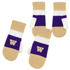 Outerstuff NCAA Toddlers Washington Huskies Fleece Lined Jacquard Mittens, One Size