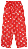 Outerstuff NBA Boys Youth (4-16) Atlanta Hawks All-Over-Print Lounge Pant, Red