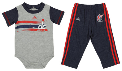 Adidas NBA Infants Washington Wizards Little Rebounder Creeper & Pants Set