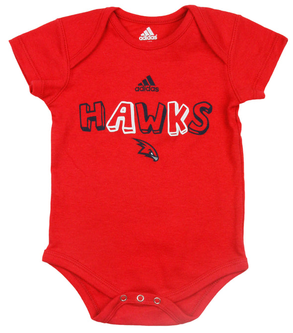 Adidas NBA Basketball Infants Atlanta Hawks Bodysuit Creeper 3 Pack Set