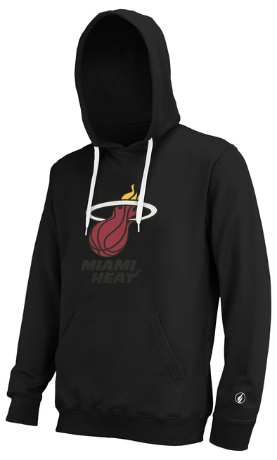 FISLL NBA Men's Miami Heat Team Color Premium Fleece Hoodie