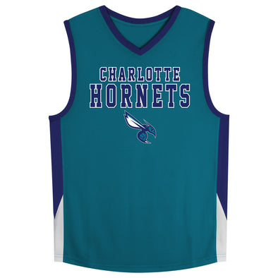 Outerstuff NBA Charlotte Hornets Youth (8-20) Knit Top Jersey with Team Logo