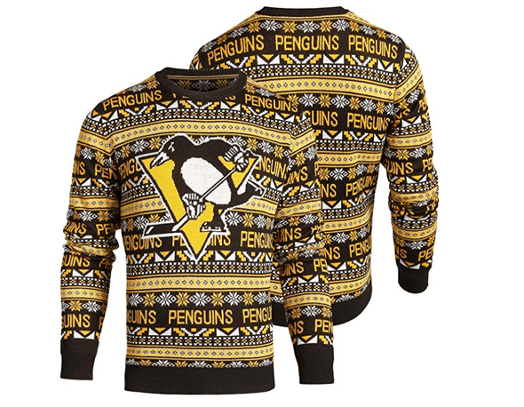 Forever Collectibles NHL Men's Pittsburgh Penguins 2016 Aztec Print Ugly Sweater