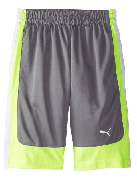 PUMA Youth Boys Curve Short - Gray and Blue