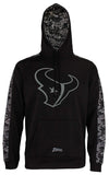 Zubaz Men's NFL Houston Texans Black Digi Camo Pullover Hoodie