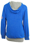 Zubaz NFL Women's Buffalo Bills Crossover Soft Marled Hoodie