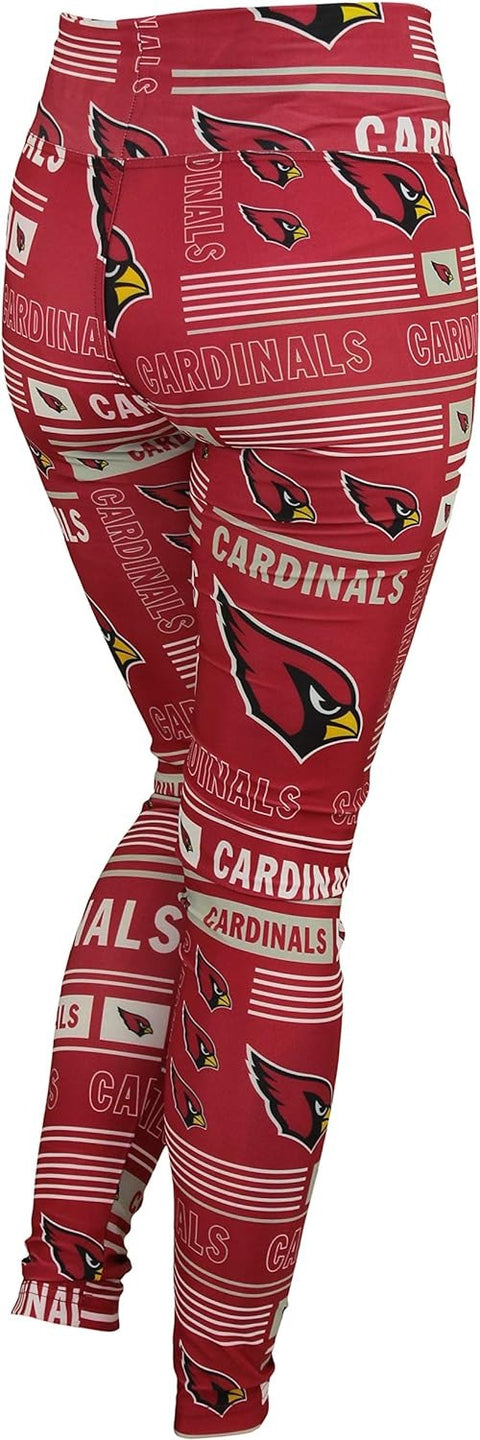 Zubaz NFL Women's Arizona Cardinals Column 24 Style Leggings
