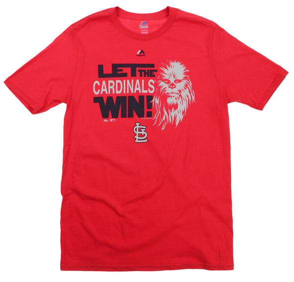 MLB Youth St. Louis Cardinals Star Wars Chewbacca Let The Team Win T-Shirt, Red