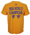 Adidas Men's NBA New York Knicks Short Sleeve T- Shirt Shirt Top, Orange