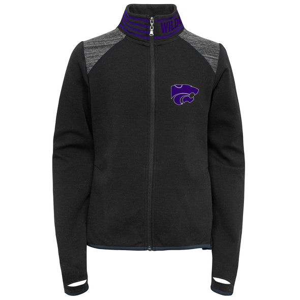 Outerstuff NCAA Youth Girls (7-16) Kansas State Wildcats Aviator Full-Zip Jacket