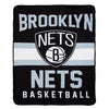 Northwest NBA Brooklyn Nets "Singular" Silk Touch Throw Blanket, 45" x 60"