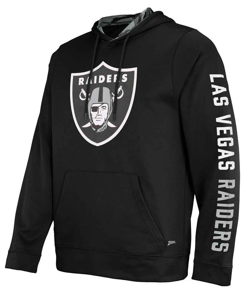 Oakland Raiders Hoodie Mens Medium Black Gray NFL Sweater Pullover Las  Vegas