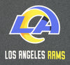 Zubaz NFL Men's Los Angeles Rams Fleece Hoodie, Heather Grey