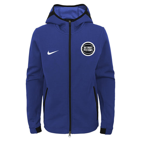 Nike NBA Youth Detroit Pistons Showtime Full Zip Hoodie