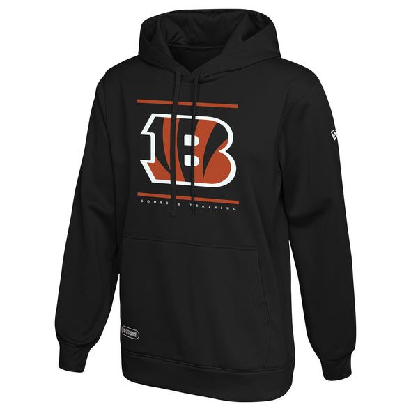 New Era NFL Men's Cincinnati Bengals Split Defence Fleece Pullover Hoodie