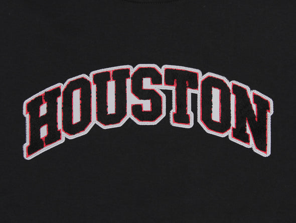 FISLL NBA Basketball Men's Houston Rockets Reflective Sherpa Pullover Hoodie