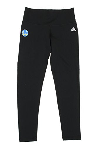 Adidas Women's NBA Golden State Warriors Climalite Performance Tight, Black
