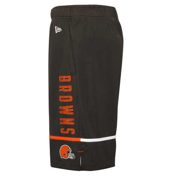 New Era NFL Men's Cleveland Browns Rusher Training Shorts