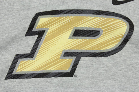 Nike NCAA Youth Purdue Boilermakers Graphic Pullover Hoodie Sweatshirt, Grey