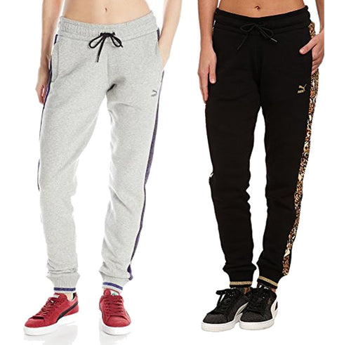 PUMA Women's Fashion Printed Side Panel Sweatpants - Many Colors