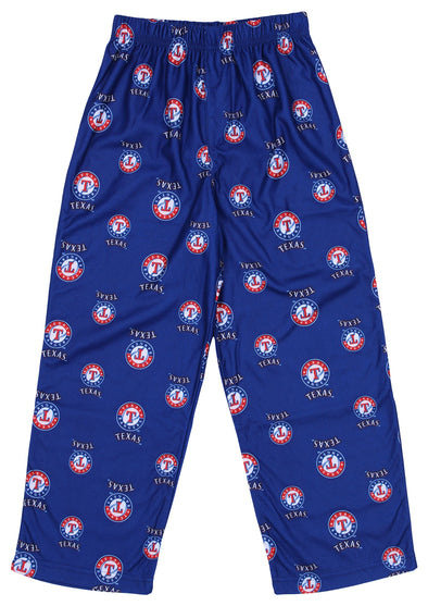 Outerstuff MLB Youth Boys Texas Rangers Team Color Sleepwear Printed Pants