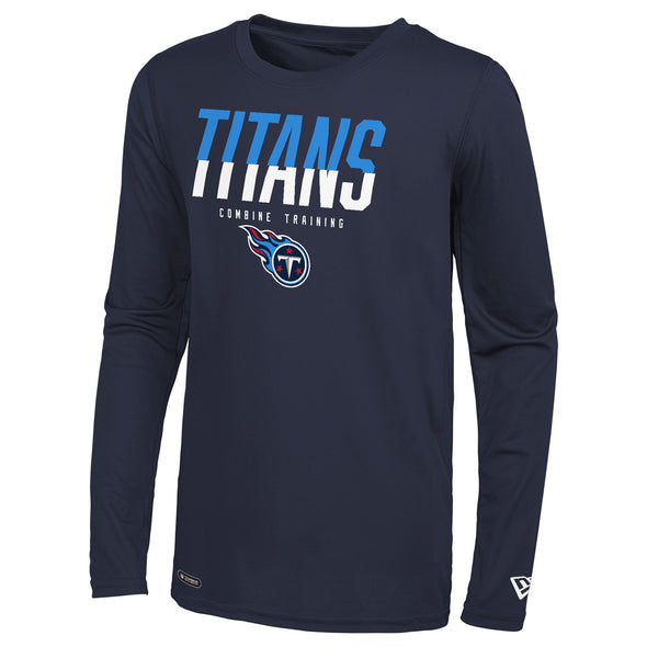 New Era NFL Men's Tennessee Titans Split Line Long Sleeve Tee