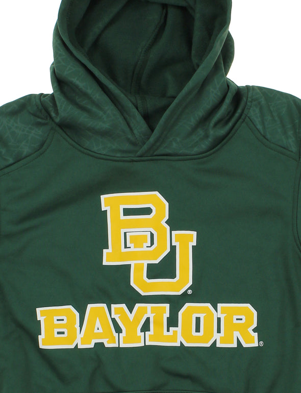 NCAA Youth Baylor Bears Performance Hoodie, Green