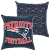 FOCO NFL New England Patriots 2 Pack Couch Throw Pillow Covers, 18 x 18