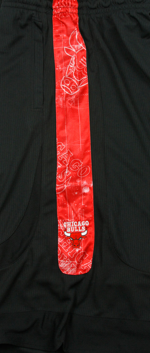 Zipway NBA Basketball Men's Chicago Bulls Blueprint Shorts - Black