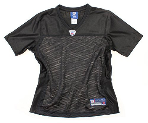 Reebok NFL Football Women's Blank Replica Jersey - Black S
