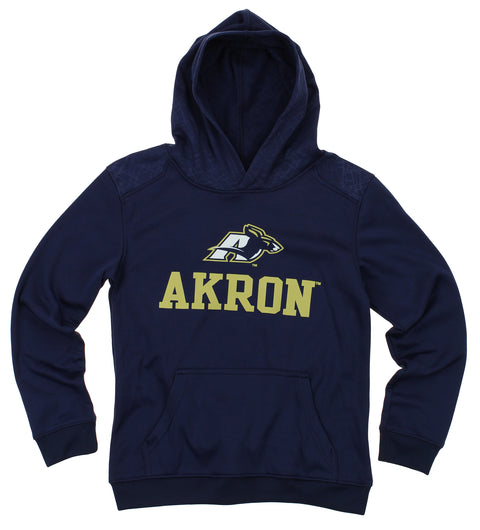 NCAA Youth Akron Zips Performance Hoodie, Navy