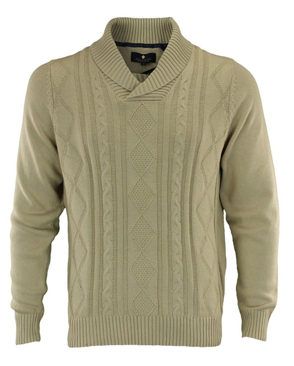 Argyle Culture Men's Shawl Collar Sweater, Color Options
