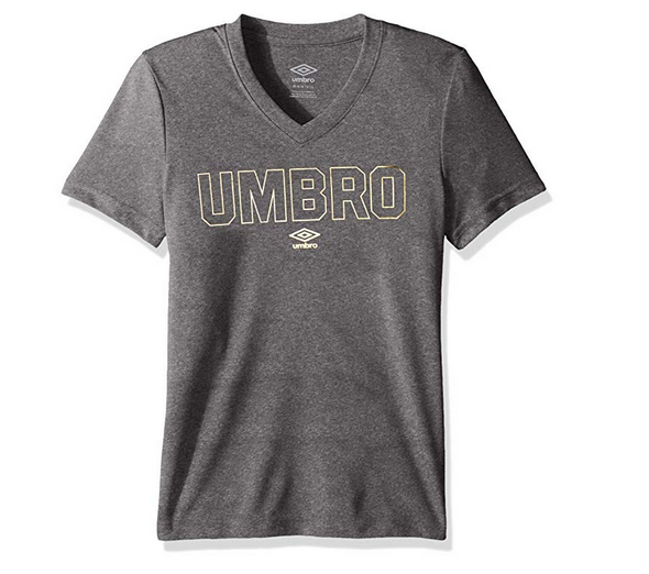 Umbro Youth Girls Gold Climate Short Sleeve Tee, Color Options