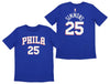 Outerstuff NBA Youth Boys Philadelphia 76ers Ben Simmons #25 Short Sleeve Shirt