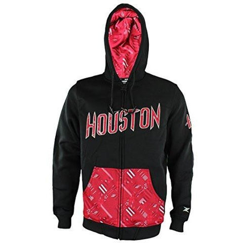 Zipway NBA Men's Houston Rockets Signature Basics Full Zip Fleece Hoodie