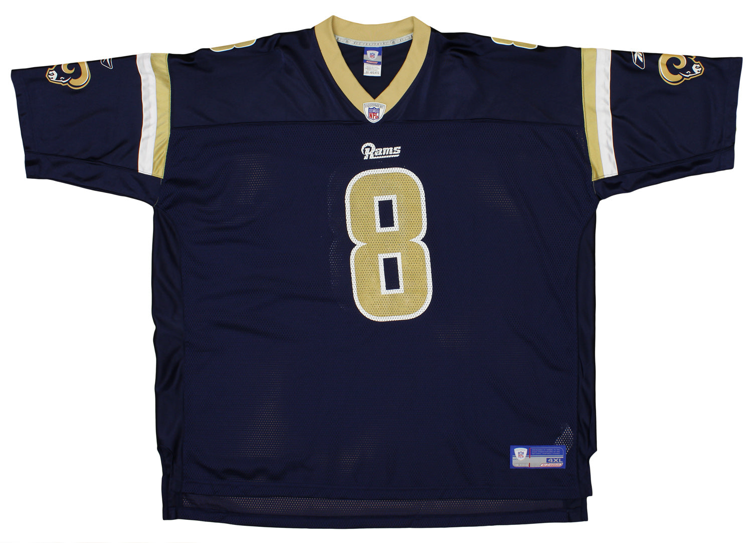 Reebok St. Louis Rams Sam Bradford #8 NFL Men's Replica Jersey, Navy -