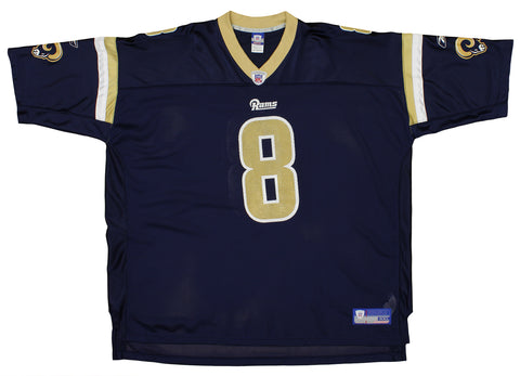 Reebok St. Louis Rams Sam Bradford #8 NFL Men's Replica Jersey, Navy