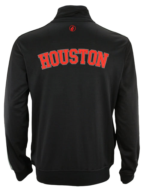 FISLL NBA Basketball Men's Houston Rockets Milano Interlock Full Zip Jacket