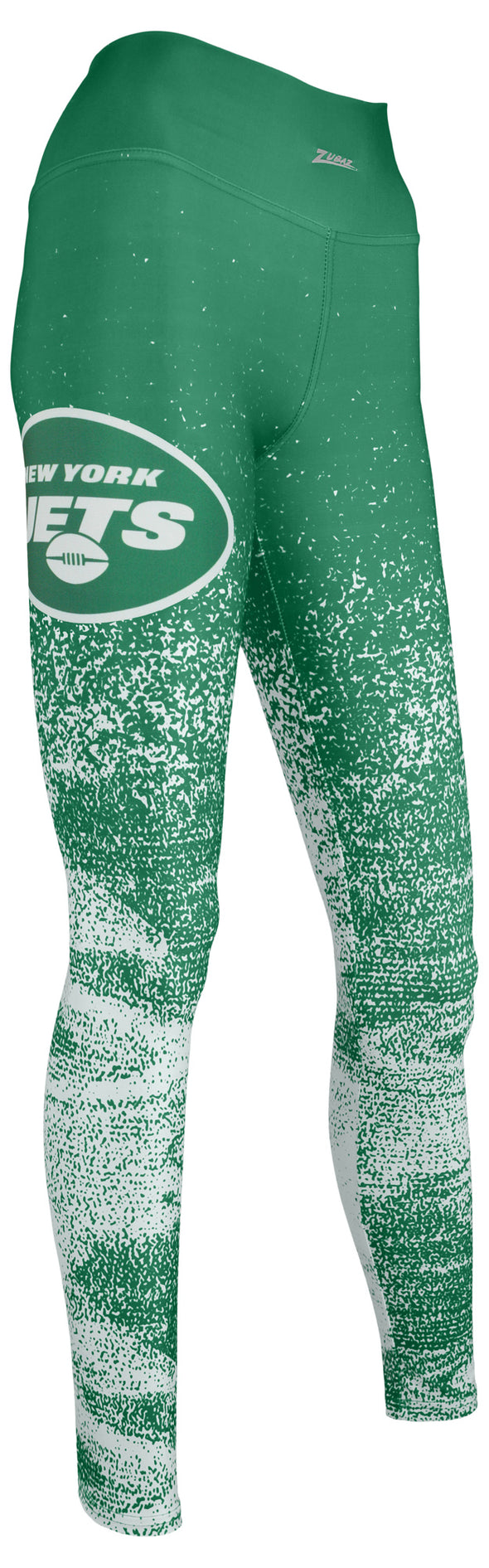 Zubaz NFL Women's New York Jets Static Fade Leggings