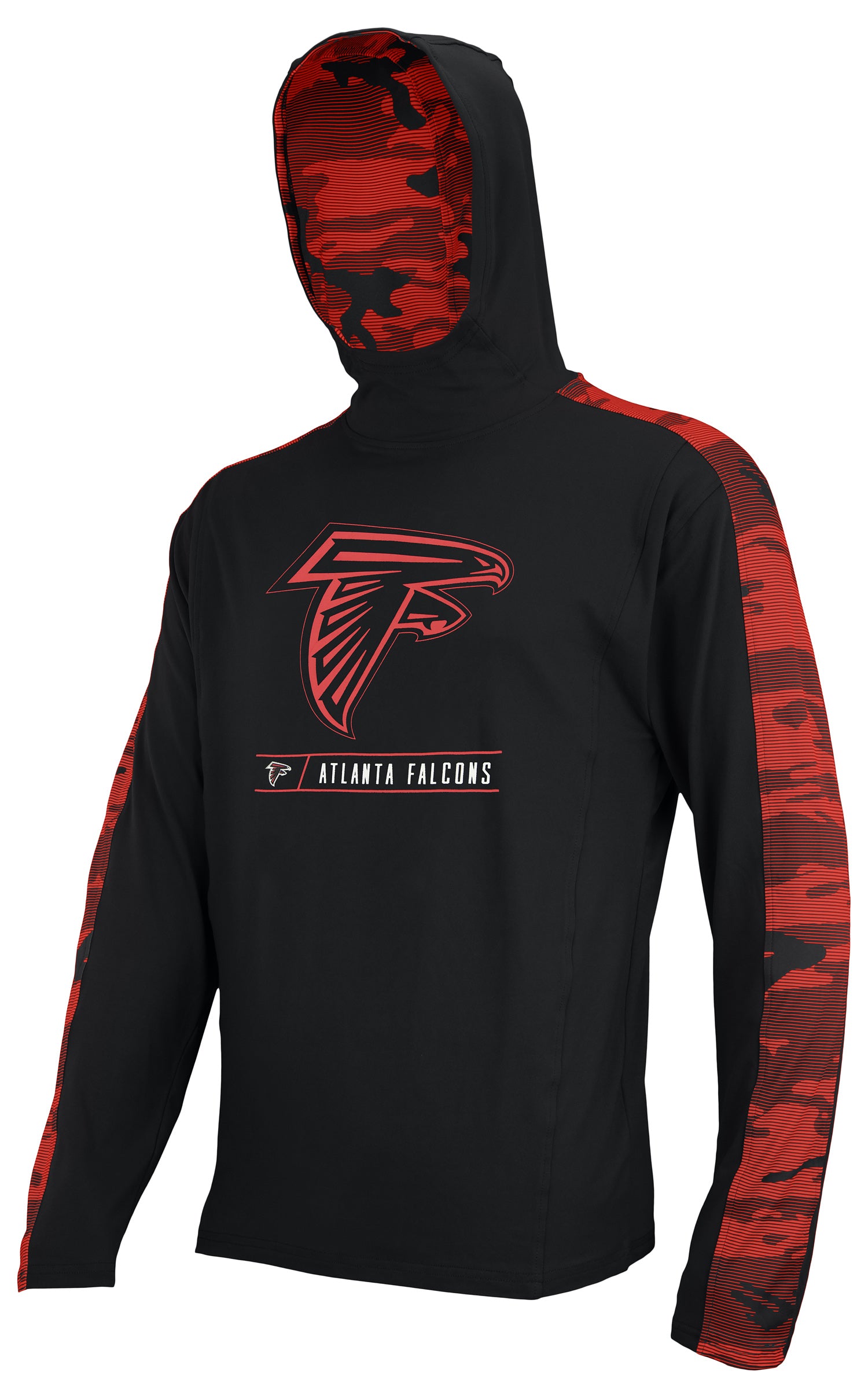 Atlanta Falcons Camo Hoodie, Black/Red