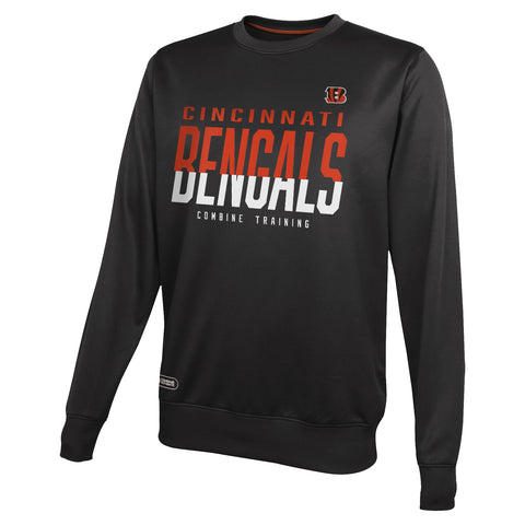 Outerstuff NFL Men's Cincinnati Bengals Pro Style Performance Fleece Sweater
