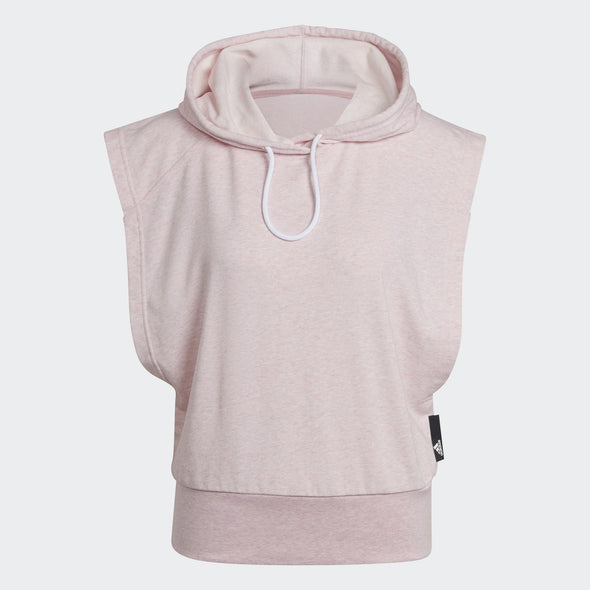 Adidas Women's Studio Lounge Summer Sleeveless Hoodie, Color Options