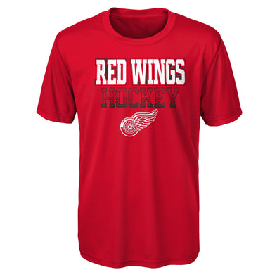 Outerstuff NHL Youth (8-20) Detroit Red Wings Elite Dri-Tek Short Sleeve Tee