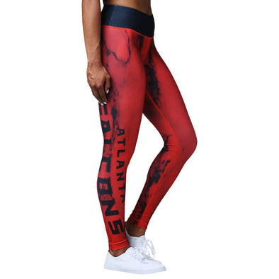 Forever Collectibles NFL Women's Atlanta Falcons Marble Wordmark Leggings