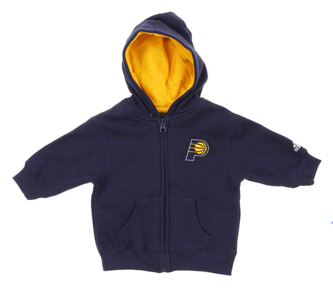 Adidas NBA Infants Indiana Pacers Prime Full Zip Fleece Hoodie